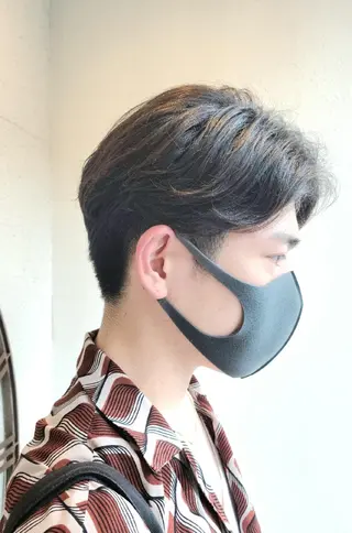 メンズ パーマ 赤松 摩美のヘアスタイル