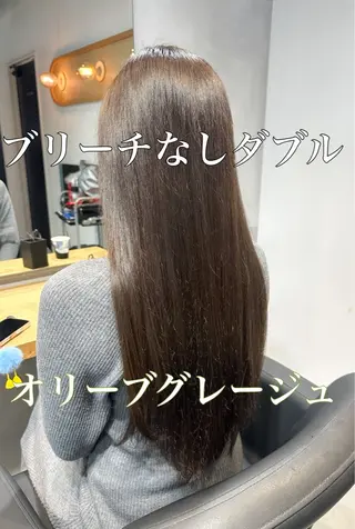 ロング カラー 💖ハイライト/ハイ トーン💖MIKIのヘアスタイル