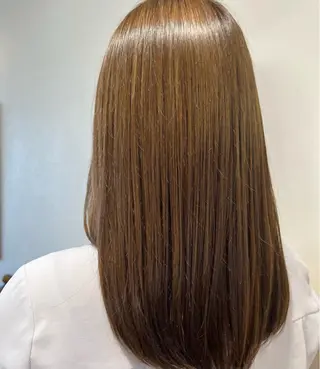 ミディアム カラー 縮毛矯正/ハイトーン ❤︎❤︎YURINOのヘアスタイル