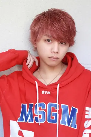 ショート カラー メンズ メッシュカラー 艶髪/西尾 幸樹のヘアスタイル