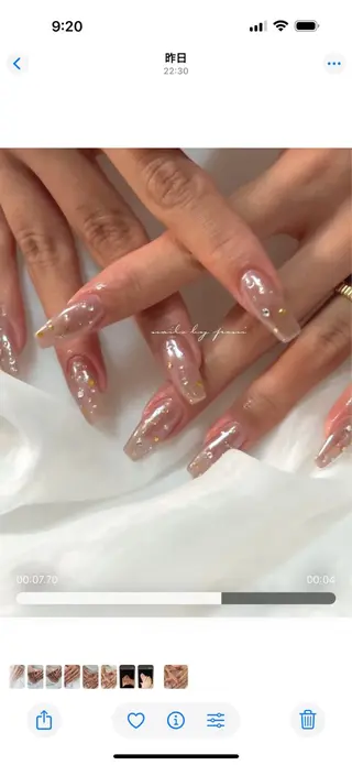 ネイル Nail Studio NEW MOON所属・NEW MOON takahoのネイルデザイン