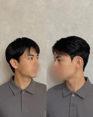 ショート パーマ メンズ 韓国メンズヘア/ ダウンパーマ/歩夢のヘアスタイル