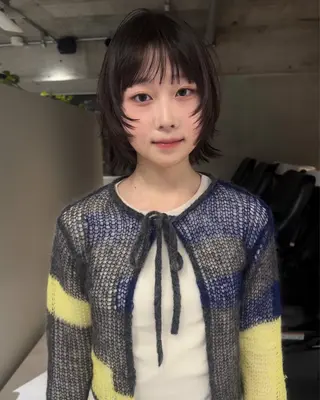 ショート FILMS所属・ボブ/レイヤー /ウルフcocomoのヘアスタイル