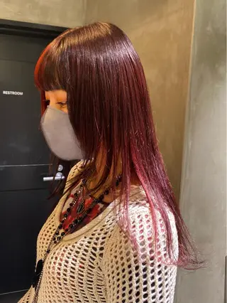 ロング カラー デザイン/アレンジ ❤︎イシイレイのヘアスタイル