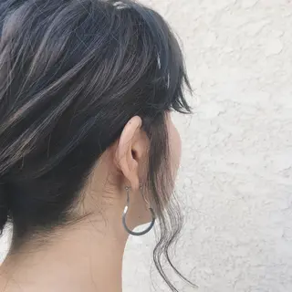 ミディアム カラー ヘアアレンジ 韓国🇰🇷髪質改善 Chisaki치사키のヘアスタイル