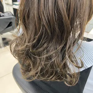 ミディアム 【センターパート/ マッシュ】ryokaのヘアスタイル