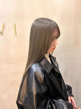 ロング カラー 韓国×髪質改善カラー 💎hinaのヘアスタイル