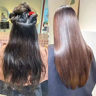 ロング 髪質改善スペシャリス ト長尾勇弥/梅田中津のヘアスタイル