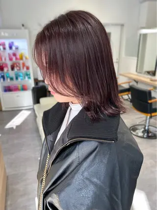 ミディアム 🌈ショートボブ⚪︎ 暖色🌈村山武史のヘアスタイル