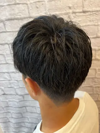 ミディアム メンズ 💈メンズカット 💈加仲凌也のヘアスタイル