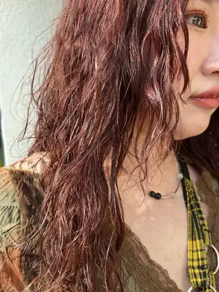 ロング パーマ FIX hair所属・ボブパーマ/ ウルフパーマ原科🪴のヘアスタイル