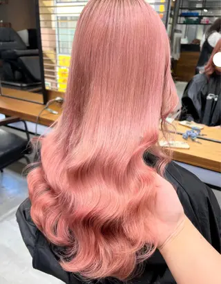 ロング カラー いろあそび所属・12月限定🉐カット モデル募集🉐のヘアスタイル