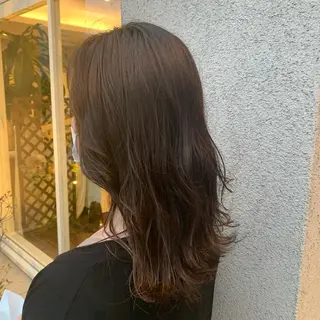 セミロング SOUPLE 土谷優乃のヘアスタイル