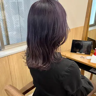 セミロング カラー sand yokohama所属・✨️今だけ無料✨️ 鶴田みなみのヘアスタイル