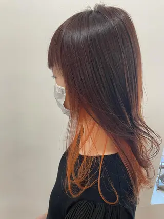 セミロング 塔崎 りこのヘアスタイル