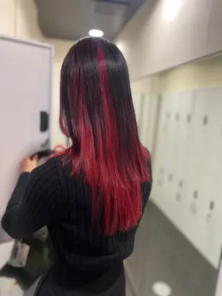 ロング カラー ハイトーン/パーソナ ルカラー診断・ユキノのヘアスタイル