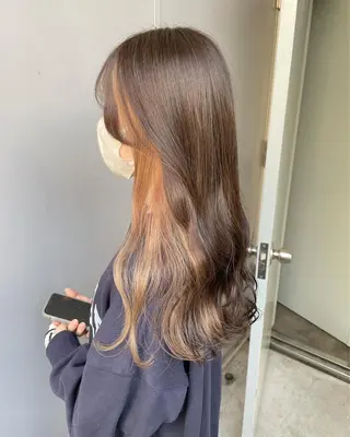ロング カラー 赤み消しカラー 🍀JUNKIのヘアスタイル