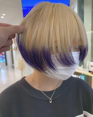ショート カラー 韓国風/顔周りカット /髪質改善RYOTAのヘアスタイル