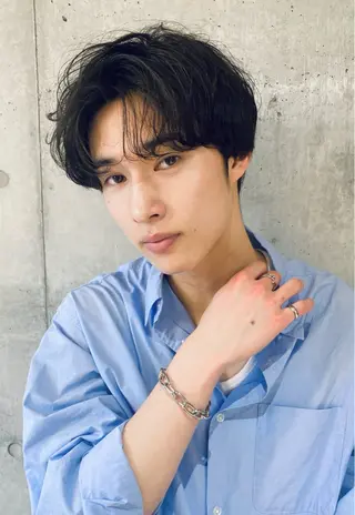 ショート パーマ メンズ 原宿/メンズカット/ 眉ワックス/坂入朱美の眉毛・アイブロウイメージ