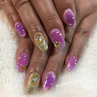 ネイル She nail studio 原宿所属・パラジェル有/ スカルプ/mahoのネイルデザイン