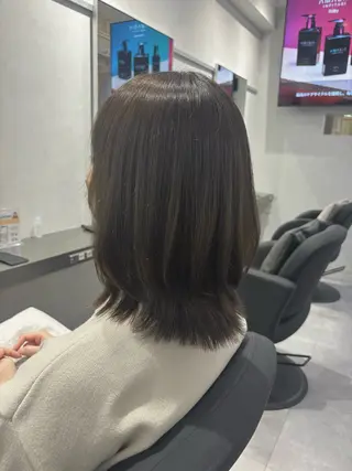 ミディアム カラー 透明感/暖色カラー くるみのヘアスタイル