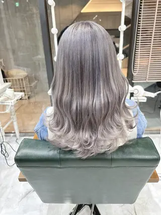 セミロング ヘアアレンジ カラー モテ髪透明感❤️ デイズヘアカラーのヘアスタイル