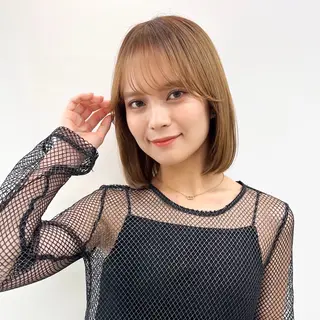 ミディアム mee.浦和店所属・カットモデル募集 🍒/北爪まゆのヘアスタイル