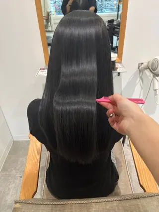 ロング AMI🎀韓国ヘア 透明感カラーのヘアスタイル