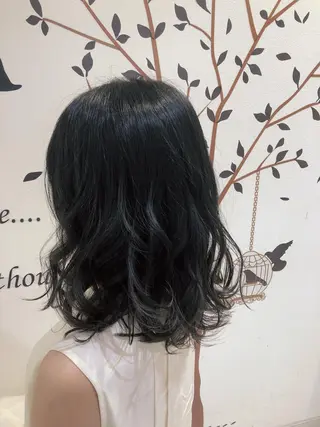 ミディアム カラー 店長 後藤剛のヘアスタイル