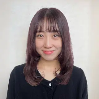 ロング 北島 遥香🫧インナ ー /ベージュカラーのヘアスタイル