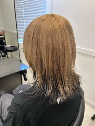 セミロング カラー GO TODAY SHAiRE SALON所属・🌼透け感カラー 🌼Rinaのヘアスタイル