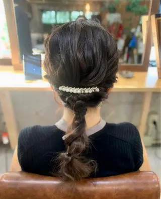 ミディアム ヘアアレンジ Hair Atelier P's 【ピース】所属・Kaori / P’s 渋谷のヘアスタイル