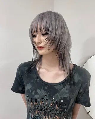 ミディアム カラー TOTA 唯一無二カラーのヘアスタイル