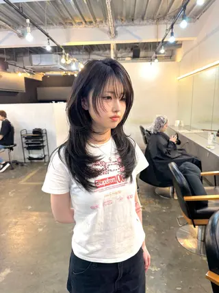 ロング カラー 🪡韓国レイヤー /髪質改善/菊池🪡のヘアスタイル