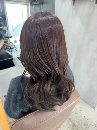 セミロング カラー AIRI layer cut hairのヘアスタイル