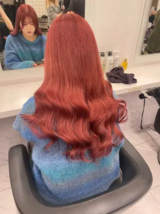 ロング カラー ヘアアレンジ 💗横浜美容室 💗HARUNAのヘアスタイル