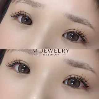 マツエク・マツパ M.jewery Aoiのマツエク・マツパデザイン