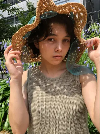 ショート パーマ ヘアアレンジ Peyp所属・早瀬 裕之のヘアスタイル