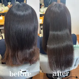 セミロング 齋藤 奈美希のヘアスタイル