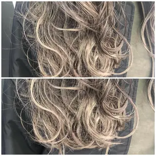 セミロング カラー パーマ ヘアアレンジ メンズ キッズ ネイル マツエク・マツパ レイヤー／顔周り 韓国ヘア森田和貴のヘアスタイル