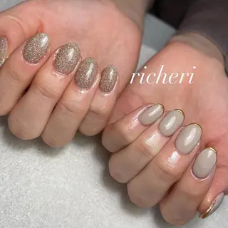 ミディアム ネイル richeri beautyのネイルデザイン