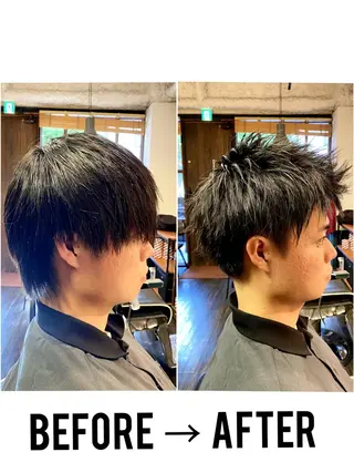 メンズ 早稲田/メンズ専門 /フェード/葛西裕季のヘアスタイル