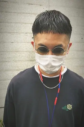 メンズ ✨色持ちの良い艶 カラー✨蟹江真世のヘアスタイル