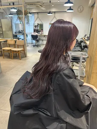 ロング カラー じゅわっと暖色カラー 🍊Moemiのヘアスタイル