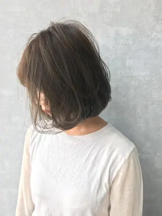 ショート カラー レイヤーカット BLend 渋谷のヘアスタイル