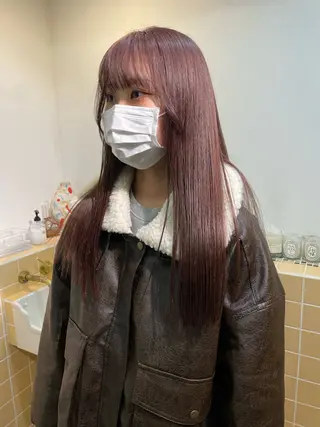 ロング カラー sakura🌸 レイヤー/韓国ヘアのヘアスタイル