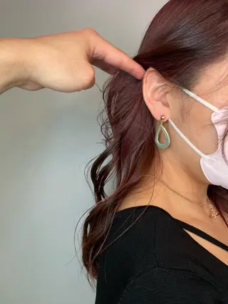 ロング カラー 二ヶ月綺麗が続く デザイン/星野六三四のヘアスタイル