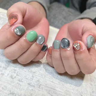 ネイル among アマン所属・lecoa_ kana／amongのネイルデザイン