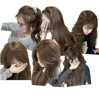 ロング カラー みゆう🎀ショート ボブ×透明感カラーのヘアスタイル