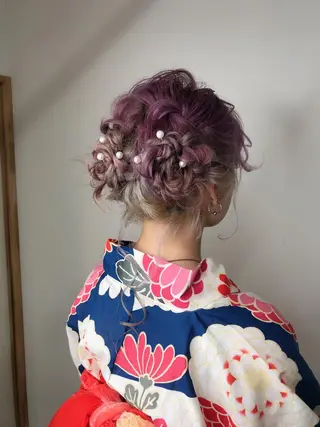 カラー ヘアアレンジ ✂️似合わせの魔術師 石田一樹✂️のヘアスタイル